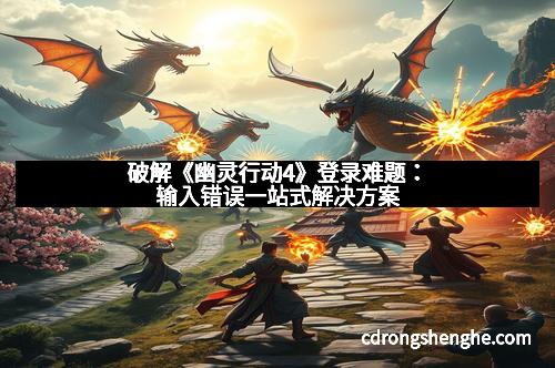 破解《幽灵行动4》登录难题：输入错误一站式解决方案